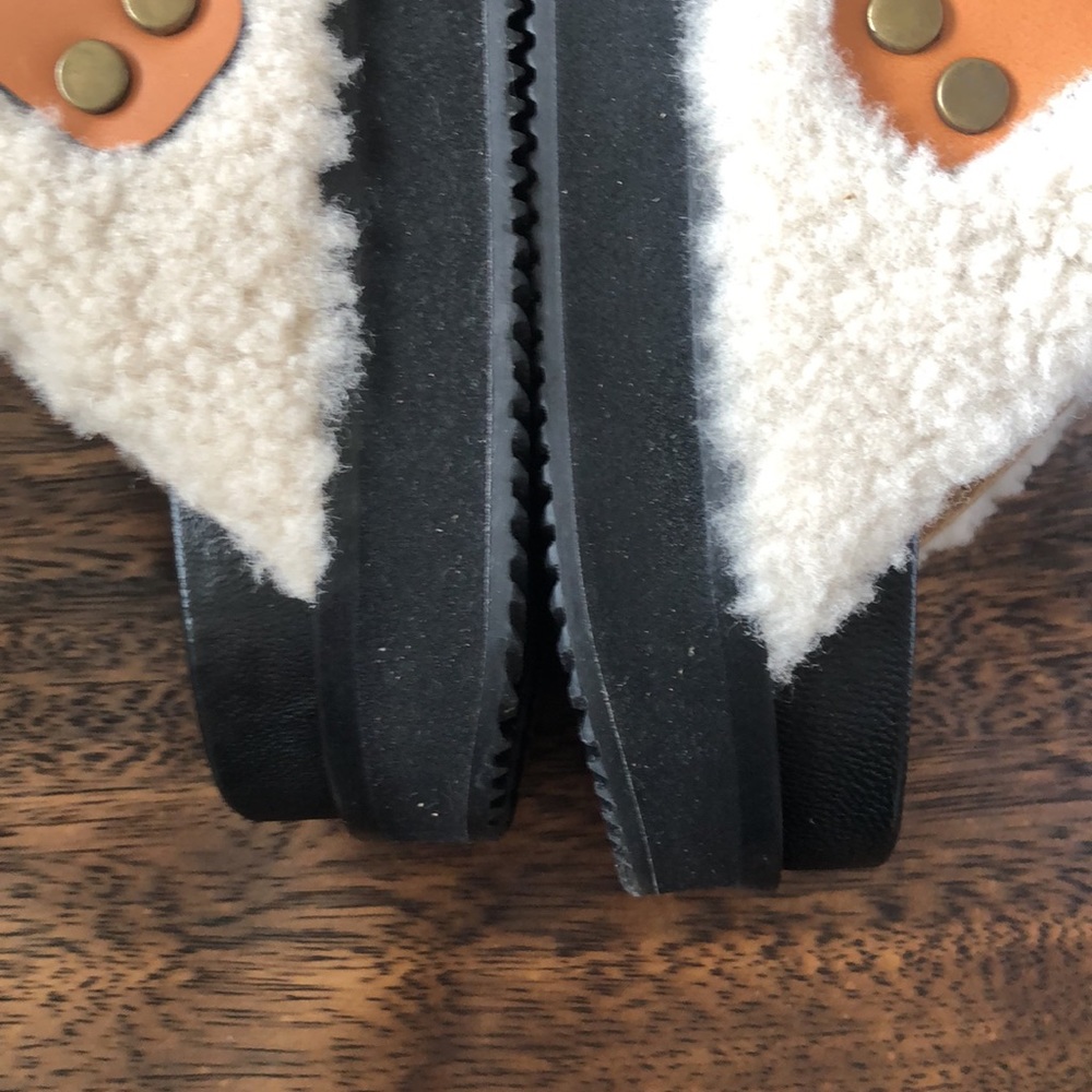 Isabel Marant Mirst Shearling Slide $890 - Picture 9 of 16